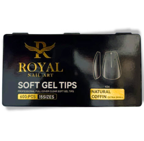 Royal Natural Coffin Extra Small Soft Gel Tip