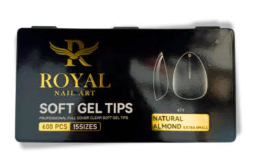 Royal Natural Almond Extra Small Soft Gel Tip