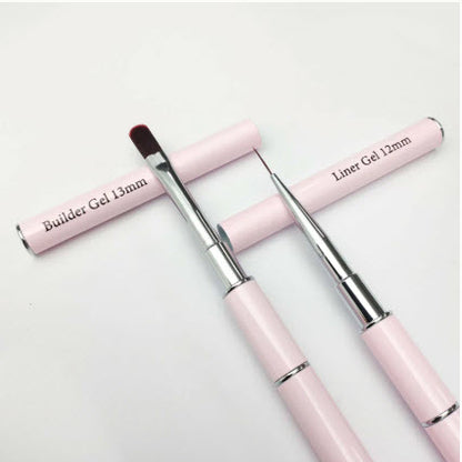 Builder Gel Brush 13mm & liner gel 12mm