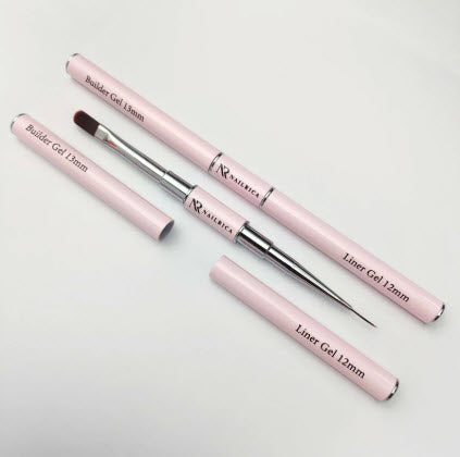 Builder Gel Brush 13mm & liner gel 12mm