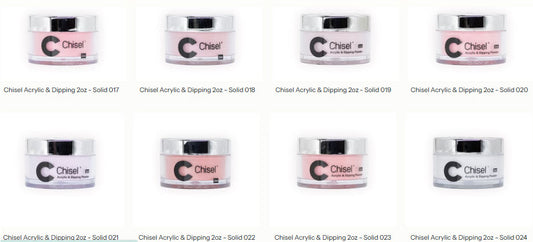 Chisel Acrylic & Dipping 2oz - Solid 017 to 024