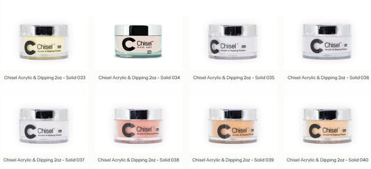 Chisel Acrylic & Dipping 2oz - Solid 032  to 040