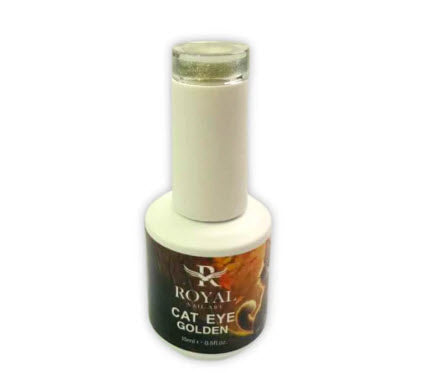 Golden Cateye gel - Royal Nail Art