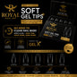 Royal Natural Almond Extra Small Soft Gel Tip