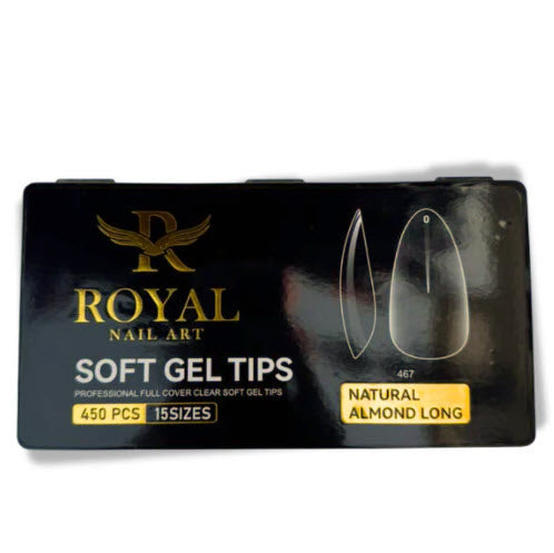 Royal Natural Almond Long Soft Gel Tip