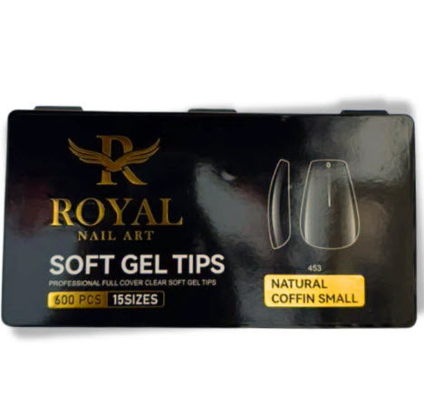 Royal Natural Coffin Small Soft Gel Tip