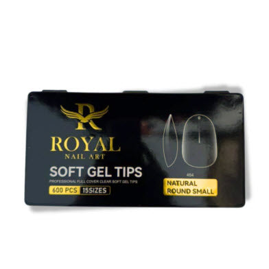 Royal Natural Round Small Soft Gel Tip