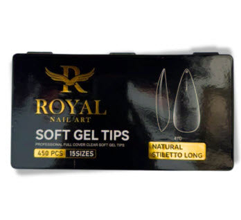 Royal Natural Stiletto Long Soft Gel Tip